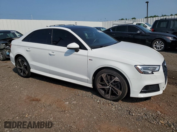 2020 Audi A3 Sedan S line Premium with VIN WAUBEGFF1LA095081, listed as a Copart auction lot 59204623 with 31,721 mi miles. Bid and sale history available at carsss.com. Image 4.