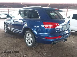 2015 Audi Q7 Premium Plus with VIN WA1LGAFE7FD010831, listed as a IAAI auction lot 41746007 with 106,796 mi miles and . Bid and sale history available at DreamBid. Image 3.