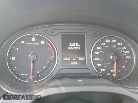 2018 Audi A3 2.0T Premium with VIN WAU78LFF7J1010246, listed as a Copart auction lot 84117344 with 48,042 mi miles and Non Repairable. Bid and sale history available at carsss.com. Image 9.