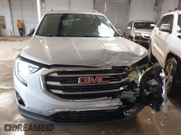2019 GMC Terrain SLT with VIN 3GKALVEV4KL190571, listed as a IAAI auction lot 41570884 with 97,691 mi miles. Bid and sale history available at carsss.com. Image 12.