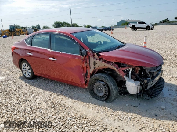 2017 Nissan Sentra SV with VIN 3N1AB7AP2HL663543, listed as a Copart auction lot 60820755 with 112,747 mi miles and Salvage title. Bid and sale history available at DreamBid. Image 4.