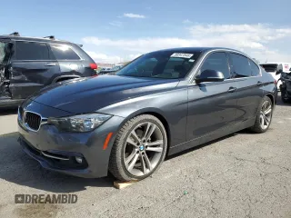 2017 BMW 3 Series 330i with VIN WBA8B9G37HNU56803, listed as a Copart auction lot 50347845 with 86,110 mi miles and Salvage Title. Bid and sale history available at carsss.com. Image 1.