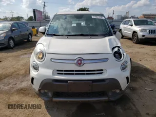 2014 FIAT 500L Trekking with VIN ZFBCFADH2EZ006597, listed as a Copart auction lot 71991734 with 126,092 mi miles and Salvage Title. Bid and sale history available at carsss.com. Image 5.