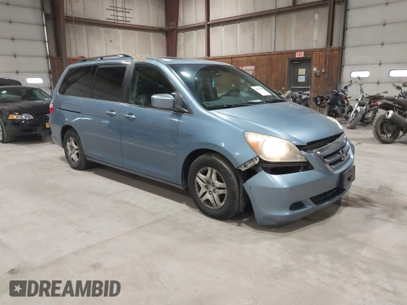 2006 Honda Odyssey EX-L with VIN 5FNRL38726B078467, listed as a IAAI auction lot 41874268 with 178,580 mi miles and . Bid and sale history available at DreamBid. Image 1.