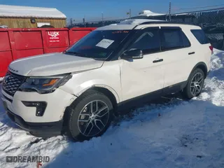 2018 Ford Explorer Sport with VIN 1FM5K8GT9JGA84581, listed as a IAAI auction lot 41263764 with 61,293 mi miles. Bid and sale history available at carsss.com. Image 17.