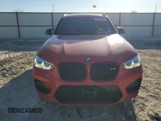 2020 BMW X3 M Competition with VIN 5YMTS0C03LLT10995, listed as a Copart auction lot 46398865 with 38,094 mi miles and Salvage Title. Bid and sale history available at carsss.com. Image 5.