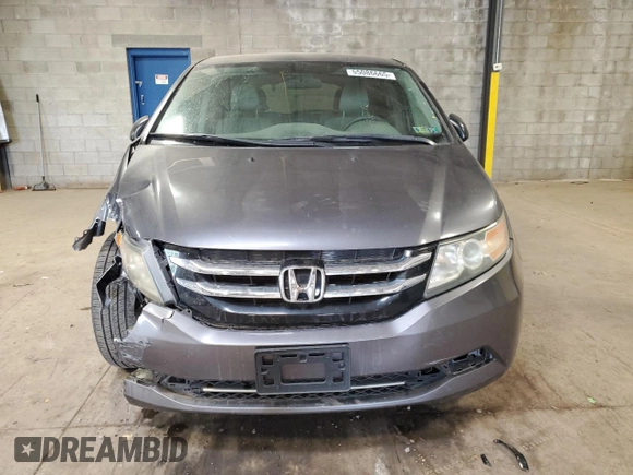 2015 Honda Odyssey LX with VIN 5FNRL5H20FB030966, listed as a Copart auction lot 55086665 with 123,100 mi miles and Salvage Title. Bid and sale history available at DreamBid. Image 5.