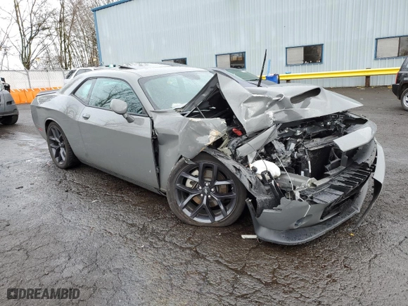 2023 Dodge Challenger R/T with VIN 2C3CDZBT3PH668799, listed as a Copart auction lot 45386025 with 0 mi miles and Salvage Title. Bid and sale history available at carsss.com. Image 4.