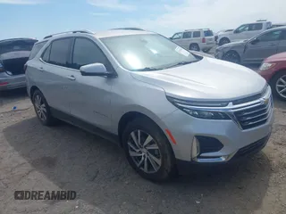 2022 Chevrolet Equinox Premier z VIN 2GNAXXEVXN6146327, wystawiony jako IAAI lot #42294870 z przebiegiem 68 276 mil mil oraz . Historia ofert i sprzedaży dostępna na DreamBid. Obrazek 1.
