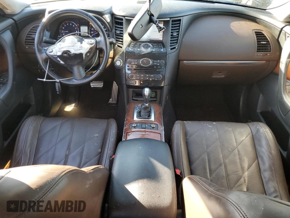 2012 Infiniti FX35 with VIN JN8AS1MU3CM122063, listed as a Copart auction lot 49909165 with 147,716 mi miles and Salvage Title. Bid and sale history available at carsss.com. Image 8.
