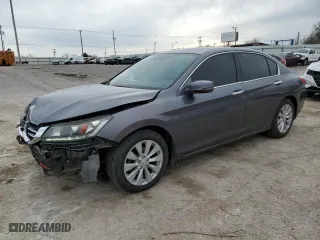 2014 Honda Accord Sedan EX-L with VIN 1HGCR3F85EA000547, listed as a Copart auction lot 48876355 with 149,973 mi miles and Salvage Title. Bid and sale history available at carsss.com. Image 1.