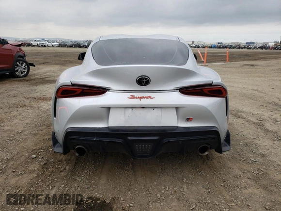 2021 Toyota GR Supra 3.0 with VIN WZ1DB0C03MW042934, listed as a Copart auction lot 45202914 with 34,631 mi miles and Salvage Title. Bid and sale history available at carsss.com. Image 6.
