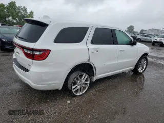 2022 Dodge Durango GT Plus with VIN 1C4RDJDG6NC198176, listed as a Copart auction lot 61407515 with 24,440 mi miles and Salvage title. Bid and sale history available at DreamBid. Image 3.