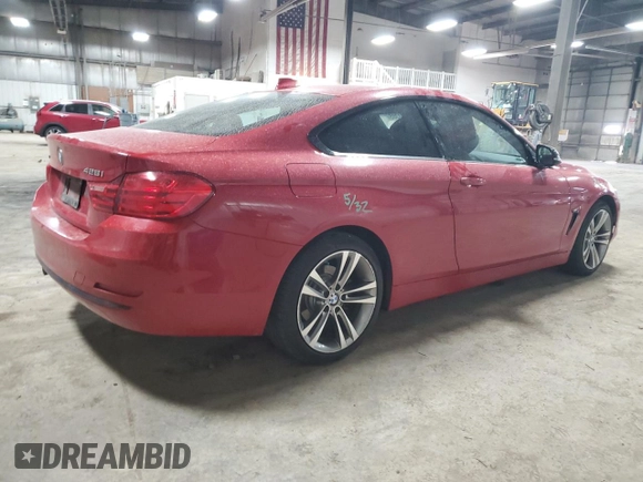 2014 BMW 4 Series 428i xDrive with VIN WBA3N5C51EF715633, listed as a Copart auction lot 47994365 with 90,442 mi miles and Salvage Title. Bid and sale history available at DreamBid. Image 3.