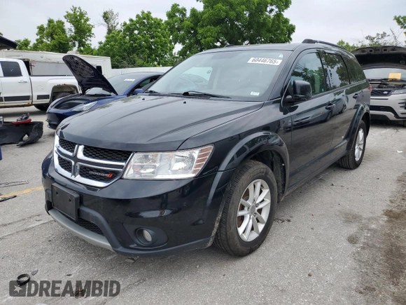 2017 Dodge Journey SXT with VIN 3C4PDCBG8HT537745, listed as a Copart auction lot 60446765 with 160,312 mi miles and Clean title. Bid and sale history available at DreamBid. Image 1.
