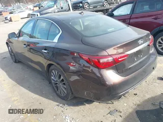 2019 Infiniti Q50 3.0t LUXE with VIN JN1EV7AP9KM512446, listed as a IAAI auction lot 41311730 with 105,000 mi miles. Bid and sale history available at carsss.com. Image 3.
