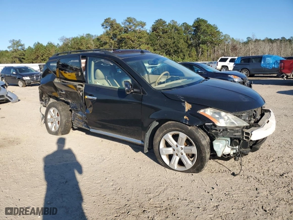 2006 Nissan Murano SL with VIN JN8AZ08T86W407454, listed as a Copart auction lot 80282064 with 172,943 mi miles and Salvage Title. Bid and sale history available at carsss.com. Image 4.