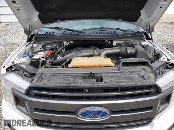2018 Ford F-150 XL with VIN 1FTFX1EG2JFC83274, listed as a Copart auction lot 55134915 with 89,875 mi miles and Salvage title. Bid and sale history available at DreamBid. Image 11.