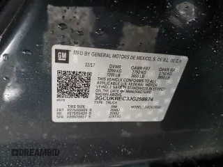 2018 Chevrolet Silverado 1500 LT with VIN 3GCUKREC3JG258674, listed as a Copart auction lot 87425324 with 142,796 mi miles and Salvage Title. Bid and sale history available at carsss.com. Image 13.