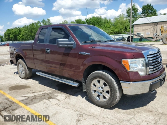 2010 Ford F-150 XL with VIN 1FTFX1EV2AKE13883, listed as a Copart auction lot 57222805 with 125,388 mi miles and Salvage title. Bid and sale history available at DreamBid. Image 4.