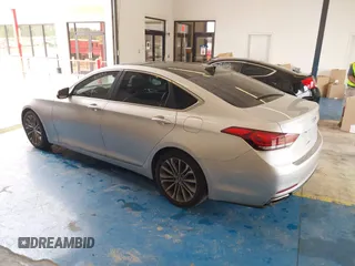 2015 Hyundai Genesis 3.8L z VIN KMHGN4JE3FU049868, wystawiony jako IAAI lot #42361465 z przebiegiem 168 080 mil mil oraz . Historia ofert i sprzedaży dostępna na DreamBid. Obrazek 3.