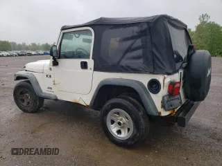 2006 Jeep Wrangler X z VIN 1J4FA39S56P742837, wystawiony jako Copart lot #58166415 z przebiegiem 97 224 mil mil oraz Szkoda całkowita • Salvage title. Historia ofert i sprzedaży dostępna na DreamBid. Obrazek 2.