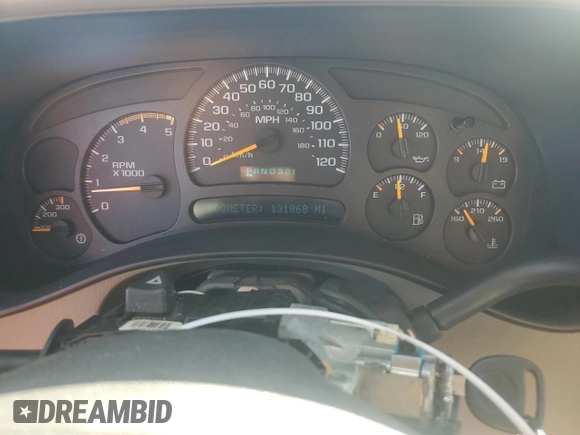 2005 GMC Sierra 1500 with VIN 1GTHC23275F938231, listed as a Copart auction lot 85245654 with 131,868 mi miles and Salvage Title. Bid and sale history available at DreamBid. Image 9.