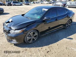 2020 Nissan Sentra SR with VIN 3N1AB8DV7LY289958, listed as a Copart auction lot 49852365 with 66,672 mi miles and Salvage Title. Bid and sale history available at DreamBid. Image 1.