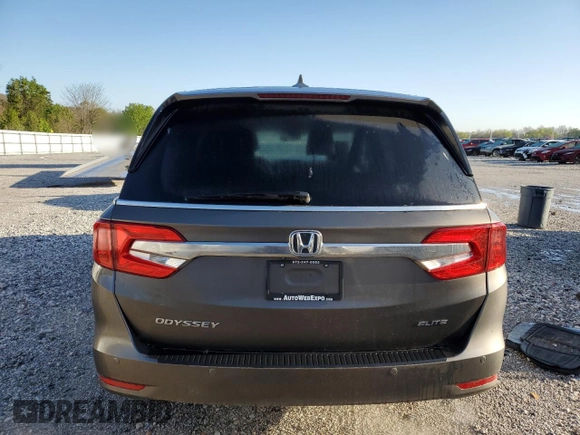 2018 Honda Odyssey Elite with VIN 5FNRL6H98JB087489, listed as a Copart auction lot 51930205 with 149,595 mi miles and Salvage Title. Bid and sale history available at DreamBid. Image 6.