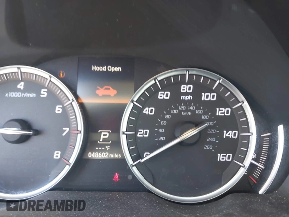 2020 Acura TLX with VIN 19UUB1F36LA008008, listed as a IAAI auction lot 41271318 with 48,602 mi miles. Bid and sale history available at carsss.com. Image 7.