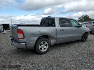 2020 Ram 1500 Big Horn with VIN 1C6RRFFG6LN361011, listed as a Copart auction lot 46624725 with 72,224 mi miles and Salvage Title. Bid and sale history available at carsss.com. Image 3.