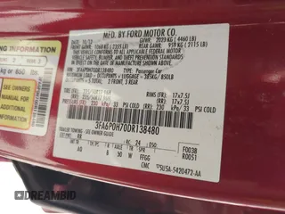 2013 Ford Fusion SE с VIN 3FA6P0H70DR138480, выставлен на аукционе IAAI как лот 42542450 с пробегом 133 617 миль миль и . История ставок и продаж доступна на DreamBid. Изображение 9.