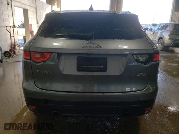 2017 Jaguar F-Pace 35t R-Sport with VIN SADCL2BV1HA886526, listed as a Copart auction lot 46521475 with 129,505 mi miles and Salvage Title. Bid and sale history available at DreamBid. Image 6.