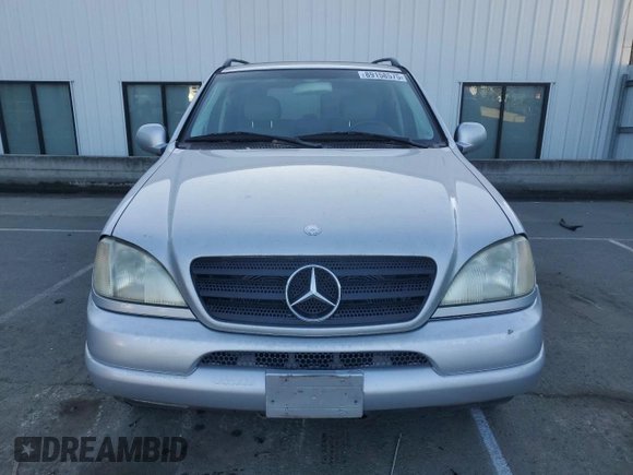 2000 Mercedes-Benz M 320/430/500 with VIN 4JGAB72E0YA167962, listed as a Copart auction lot 89158575 with 194,471 mi miles and Salvage title. Bid and sale history available at DreamBid. Image 5.