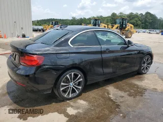 2021 BMW 2 Series 230i with VIN WBA2J1C04M7H22835, listed as a Copart auction lot 58811085 with 28,765 mi miles and Salvage title. Bid and sale history available at DreamBid. Image 3.