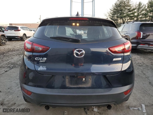 2018 Mazda CX-3 Sport with VIN JM1DKFB7XJ1332242, listed as a Copart auction lot 81606704 with 31,851 mi miles and Salvage Title. Bid and sale history available at carsss.com. Image 6.