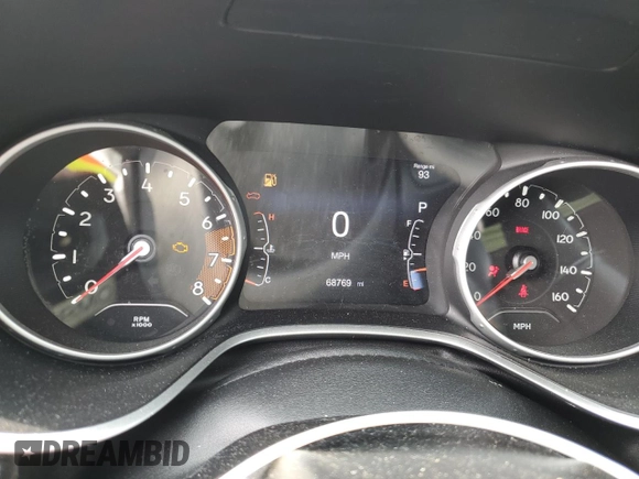 2021 Jeep Compass Latitude с VIN 3C4NJDBB4MT599812, выставлен на аукционе Copart как лот 59083905 с пробегом 68 769 миль миль и Списание • Salvage title. История ставок и продаж доступна на DreamBid. Изображение 9.