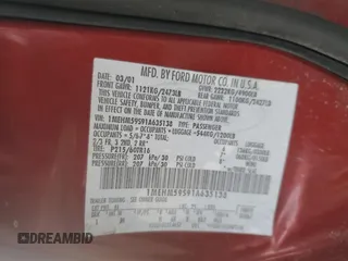 2001 Mercury Sable LS Premium with VIN 1MEHM59S91A635138, listed as a Copart auction lot 84674814 with 170,559 mi miles and Salvage Title. Bid and sale history available at DreamBid. Image 12.