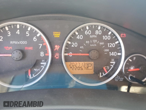 2008 Nissan Frontier SE with VIN 1N6AD07U48C440120, listed as a Copart auction lot 83736214 with 202,713 mi miles and Clean title. Bid and sale history available at DreamBid. Image 9.