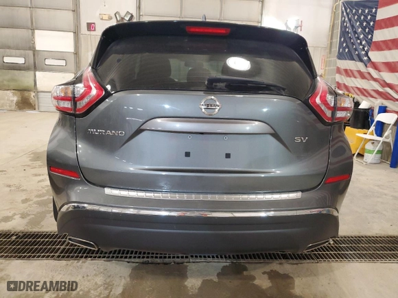 2017 Nissan Murano SV with VIN 5N1AZ2MGXHN145313, listed as a Copart auction lot 41849245 with 134,865 mi miles and Clean Title. Bid and sale history available at carsss.com. Image 6.