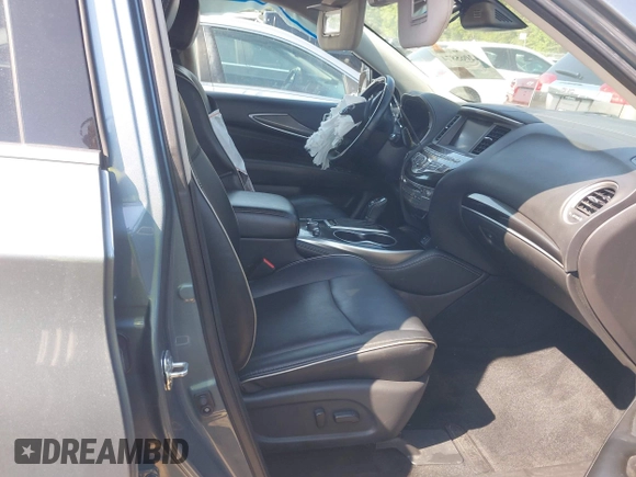 2019 Infiniti QX60 Luxe with VIN 5N1DL0MM7KC567051, listed as a IAAI auction lot 42065874 with 112,379 mi miles and . Bid and sale history available at DreamBid. Image 5.