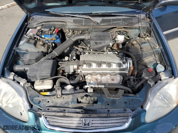 1996 Honda Civic DX with VIN 1HGEJ6628TL025702, listed as a Copart auction lot 50089245 with 164,733 mi miles and Salvage Title. Bid and sale history available at carsss.com. Image 11.