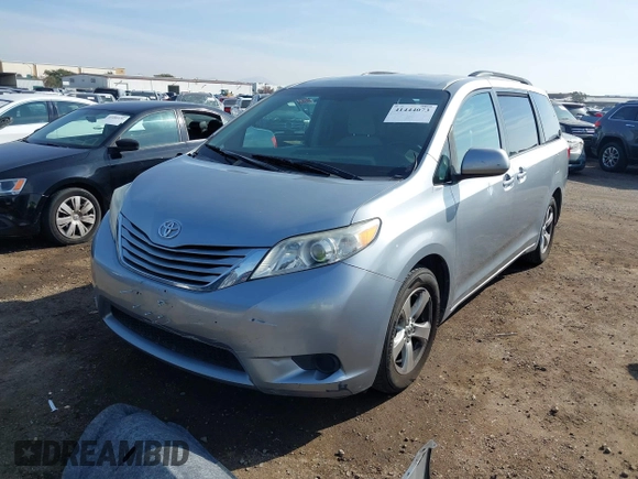 2016 Toyota Sienna LE AAS with VIN 5TDKK3DC2GS750211, listed as a IAAI auction lot 41444073 with 120,185 mi miles and . Bid and sale history available at DreamBid. Image 2.