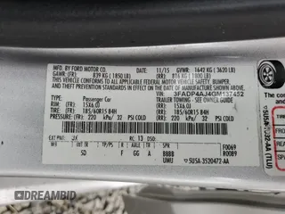 2016 Ford Fiesta S с VIN 3FADP4AJ4GM137452, выставлен на аукционе Copart как лот 68773504 с пробегом Не указан миль и Списание • Salvage title. История ставок и продаж доступна на DreamBid. Изображение 14.