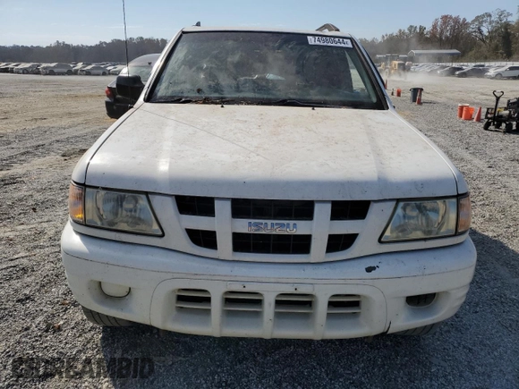 2004 Isuzu Rodeo S with VIN 4S2DM58W144310706, listed as a Copart auction lot 74980644 with 155,262 mi miles and Salvage Title. Bid and sale history available at DreamBid. Image 5.