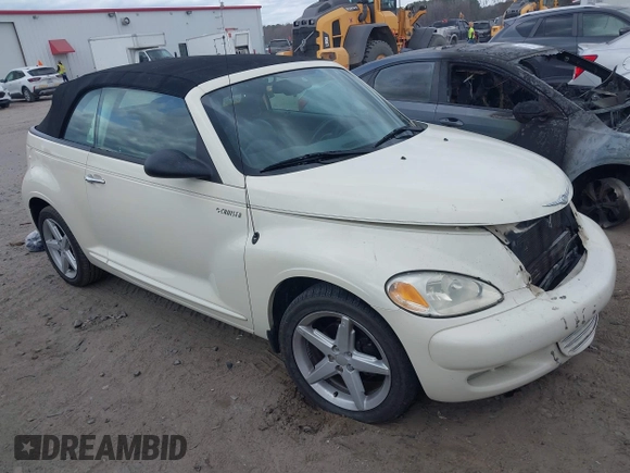 2005 Chrysler PT Cruiser GT with VIN 3C3AY75SX5T265880, listed as a IAAI auction lot 41722904 with 83,565 mi miles. Bid and sale history available at carsss.com. Image 1.