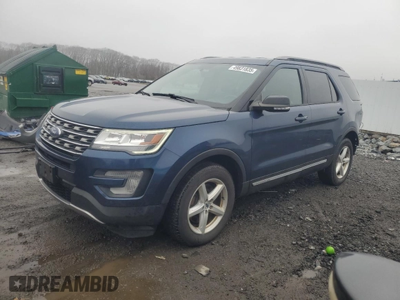 2017 Ford Explorer XLT with VIN 1FM5K8D85HGD32724, listed as a Copart auction lot 49831835 with 109,629 mi miles and Salvage Title. Bid and sale history available at DreamBid. Image 1.