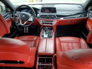 2018 BMW 7 Series 750i with VIN WBA7F0C53JGM24069, listed as a Copart auction lot 53515035 with 79,803 mi miles and Salvage Title. Bid and sale history available at carsss.com. Image 8.