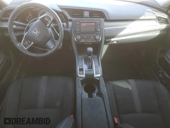 2019 Honda Civic LX with VIN 19XFC2F66KE032115, listed as a Copart auction lot 49278695 with 75,445 mi miles and Salvage Title. Bid and sale history available at DreamBid. Image 8.