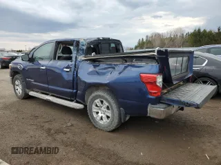 2017 Nissan Titan SV with VIN 1N6AA1EJXHN534790, listed as a Copart auction lot 52567735 with 184,884 mi miles and Salvage Title. Bid and sale history available at DreamBid. Image 2.